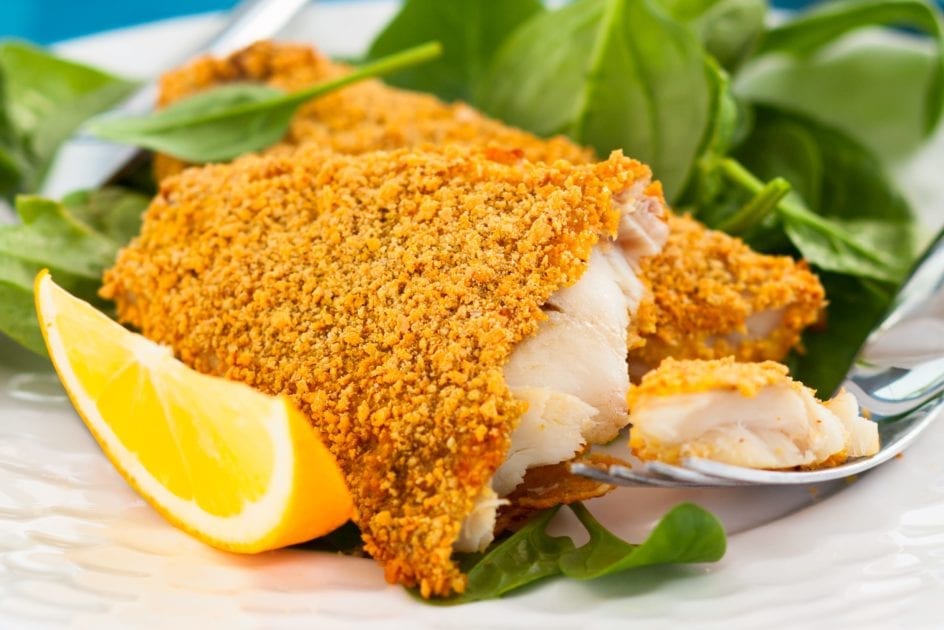 Lemon & Herb Crusted Halibut Recipe | SlimFast