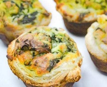 Spinach Ricotta Mini Quiches Recipe | SlimFast