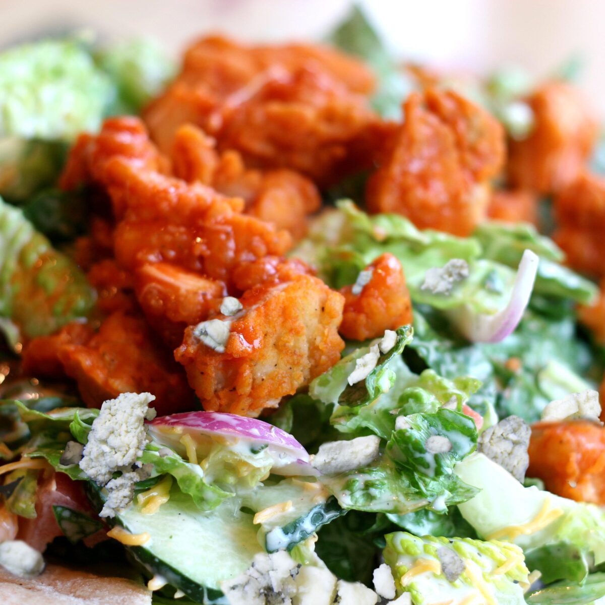 Buffalo Chicken Salad Blue Cheese Recipe | SlimFast