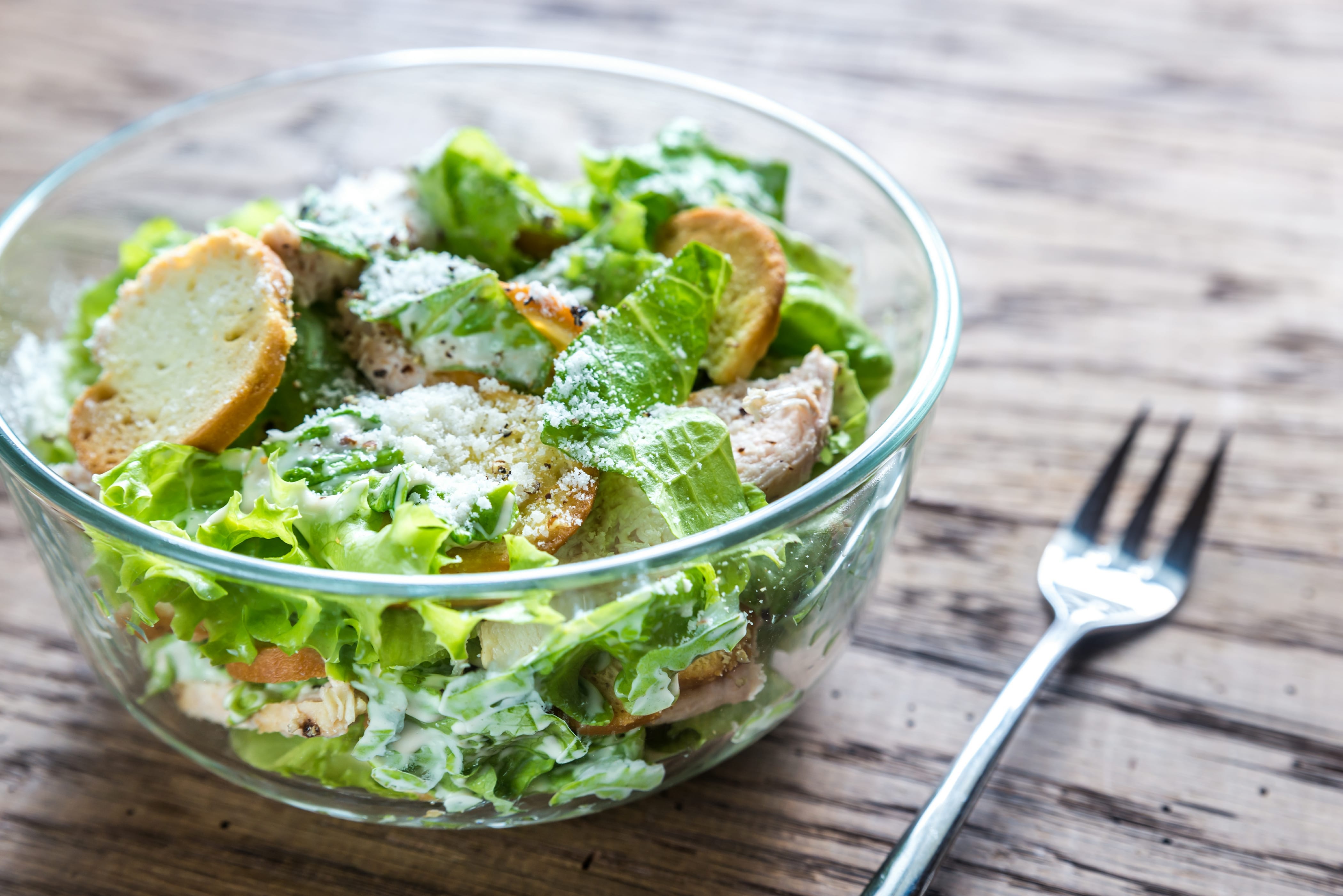 Caesar Salad with Parmesan Crisps Recipe | SlimFast