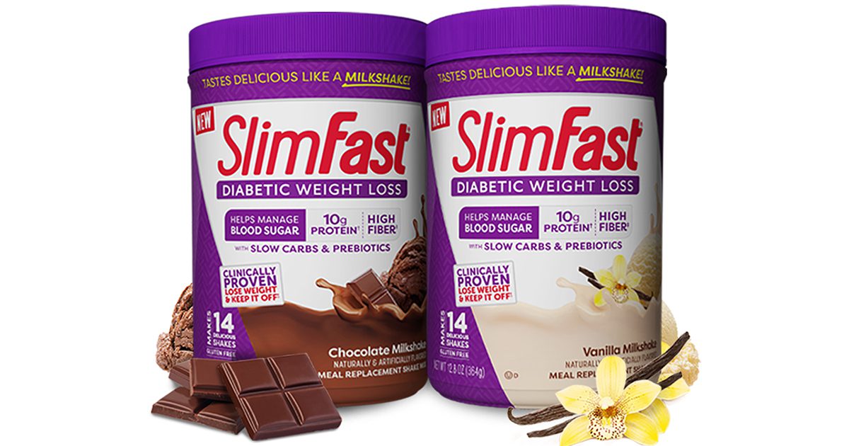 Diabetic Weight Loss Meal Replacement Powder SlimFast