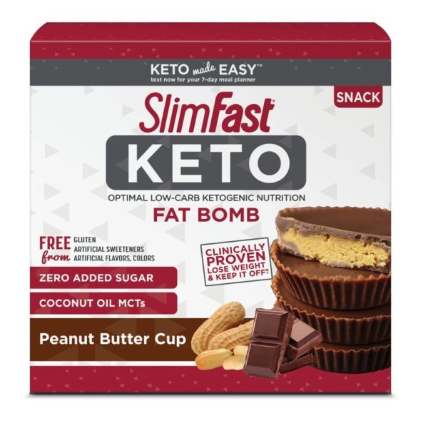 SlimFast Keto Peanut Butter Cup Fat Bomb | SlimFast