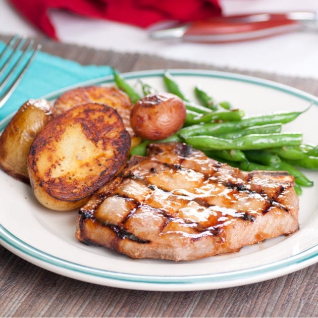 Baked Pork Chops with Green Beans and Potatoes Recipe
