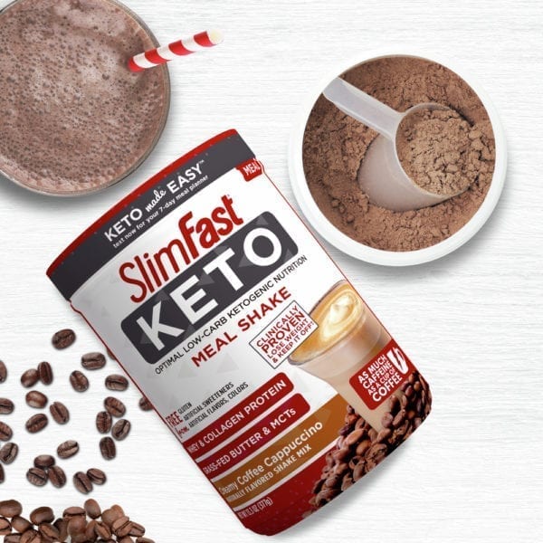 Keto Creamy Coffee Cappuccino Shake Mix Callouts