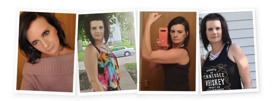 Jill B after losing 52 lbs and 23 inches in 39 weeks