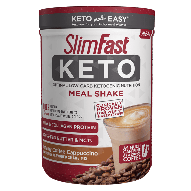 Keto Creamy Coffee Cappuccino Shake Mix SlimFast