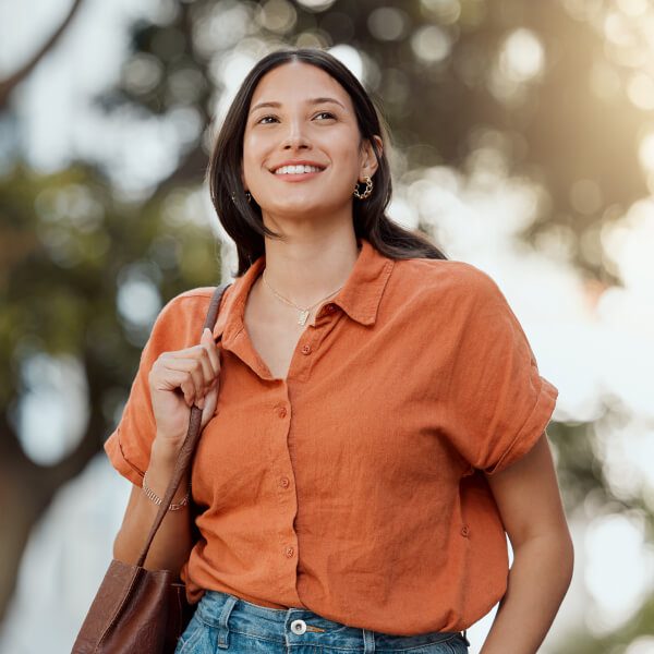 Smiling woman