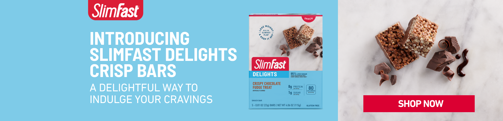 SlimFast Delights Crisp Bars