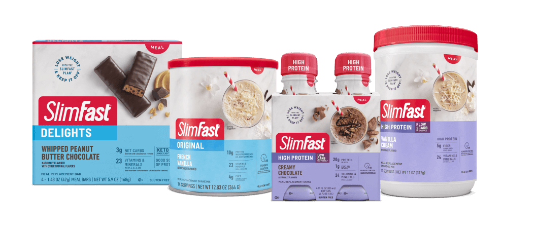 4 SlimFast Products