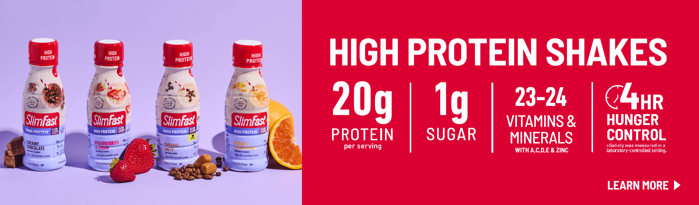SlimFast high protein shakes
