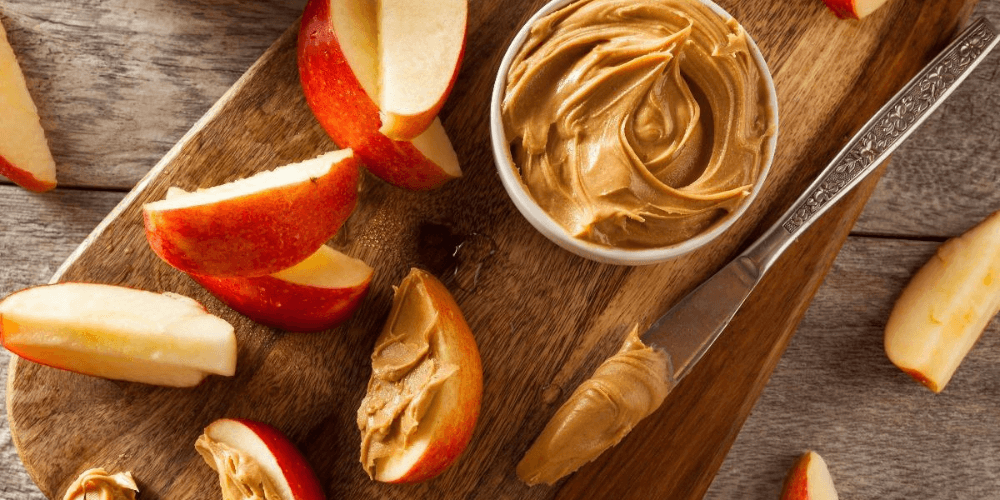 peanut butter and apples