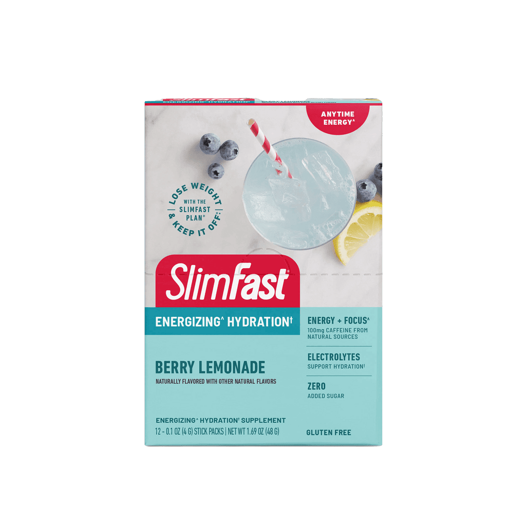 SlimFast Energizing Hydration Mix Berry Lemonade