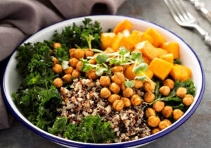 Spicy Chickpea & Kale Bowl - Category Featured Image